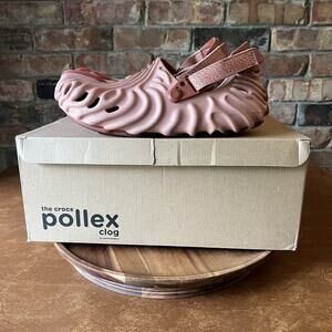 Crocs Salehe Bembury Pollex Clog Shoes Comfort Size 10 Pale Blush 207393-6RL